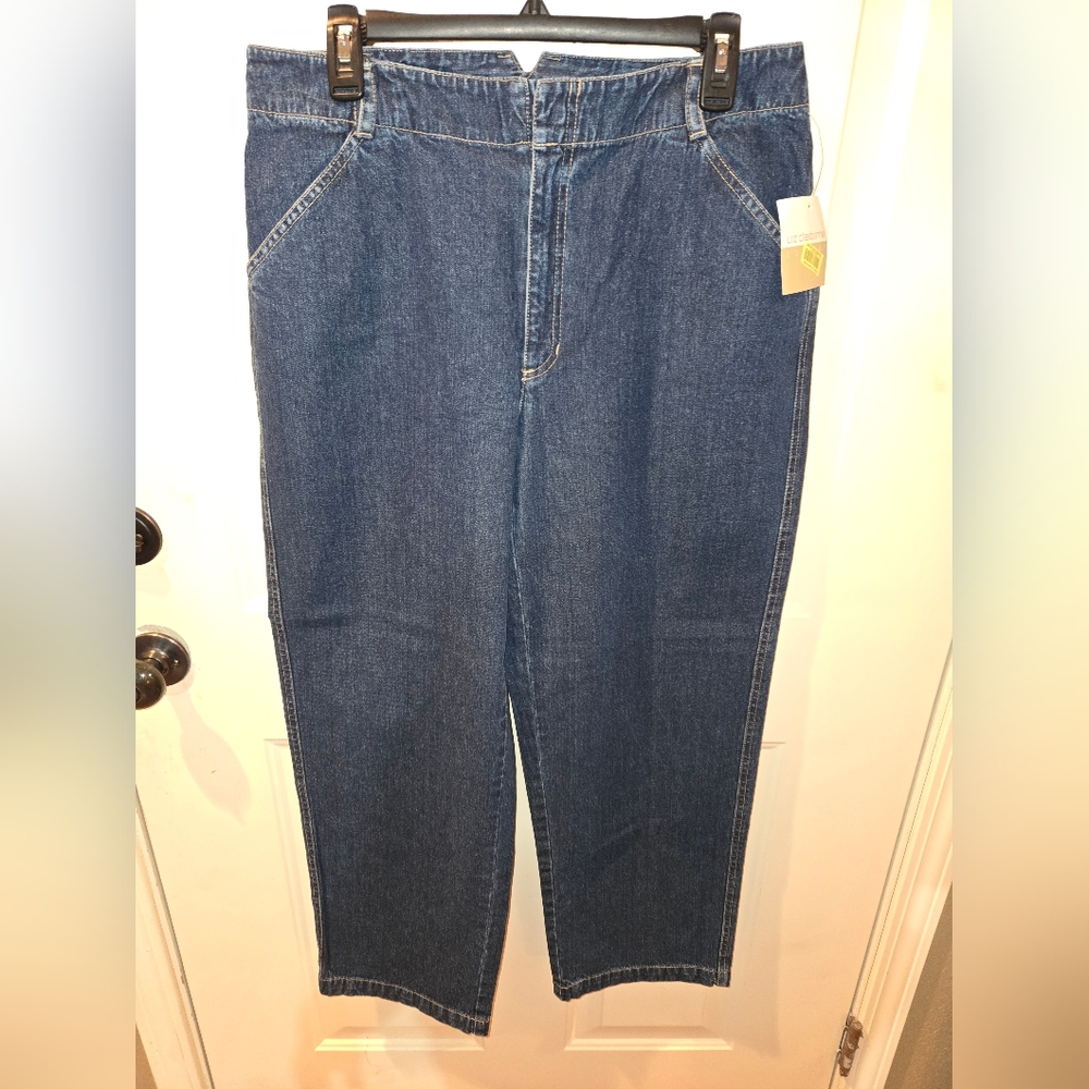 Liz Claiborne Lizwear Wide Leg Capri Size 14